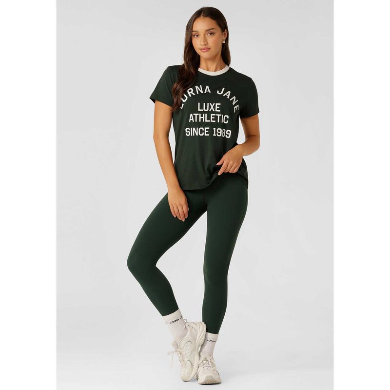 Lorna Jane Lotus Heritage Ringer T-Shirt image number 3